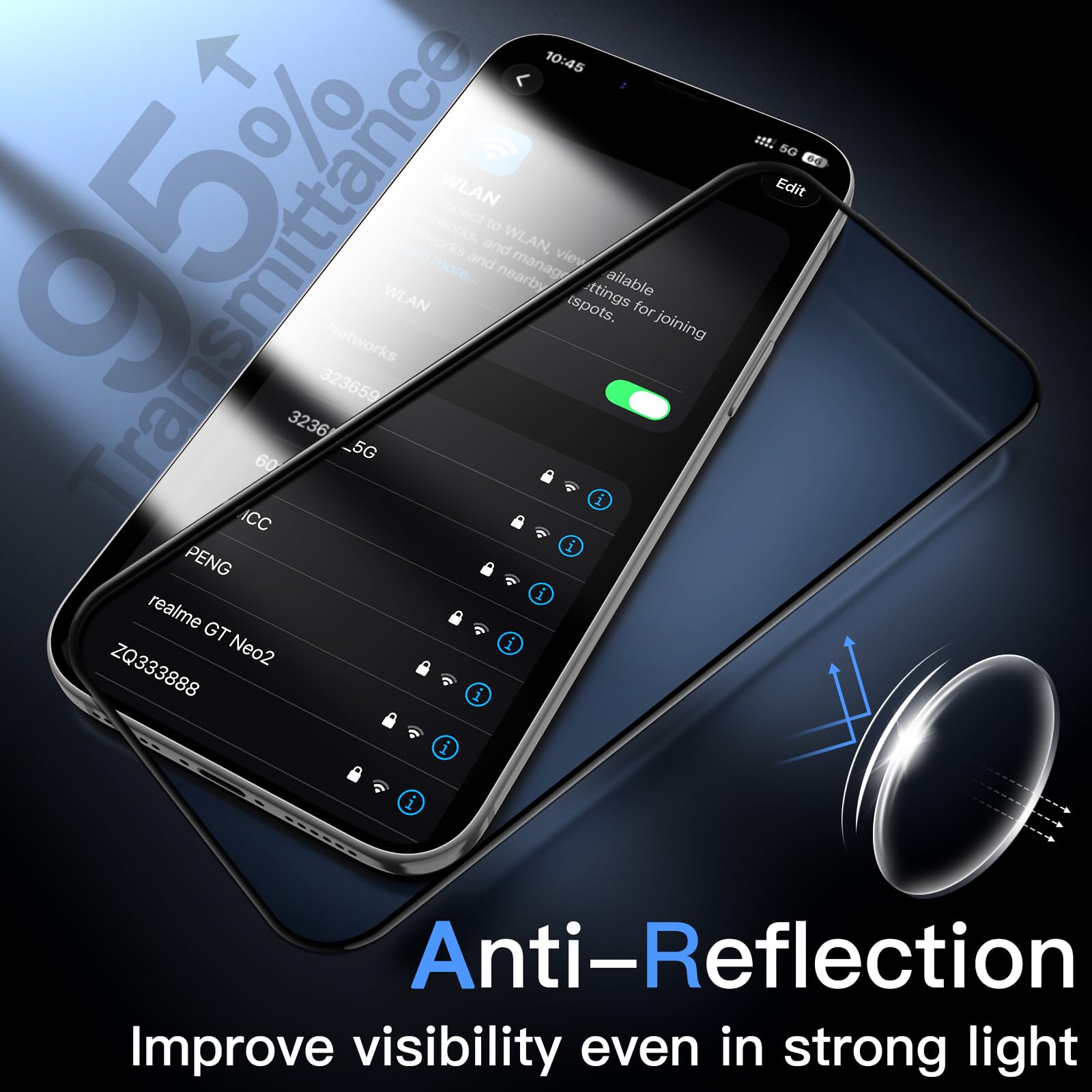 JETech para iPhone 17e (2026) / iPhone 16e Infinity AR Protector Pantalla y Funda Ultra Slim Lote