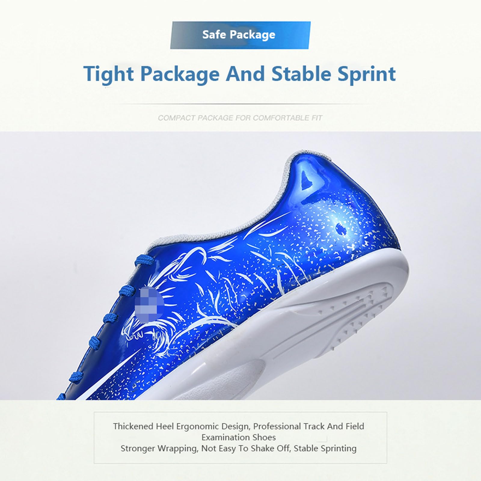 Zenithia Zapatillas De Atletismo con Clavos Zapatillas Deportivas con Clavos De,Zapatillas De Portivas para Pista Y Campo,Antideslizantes Transpirables CóModas para Entrenamiento De CompeticióN