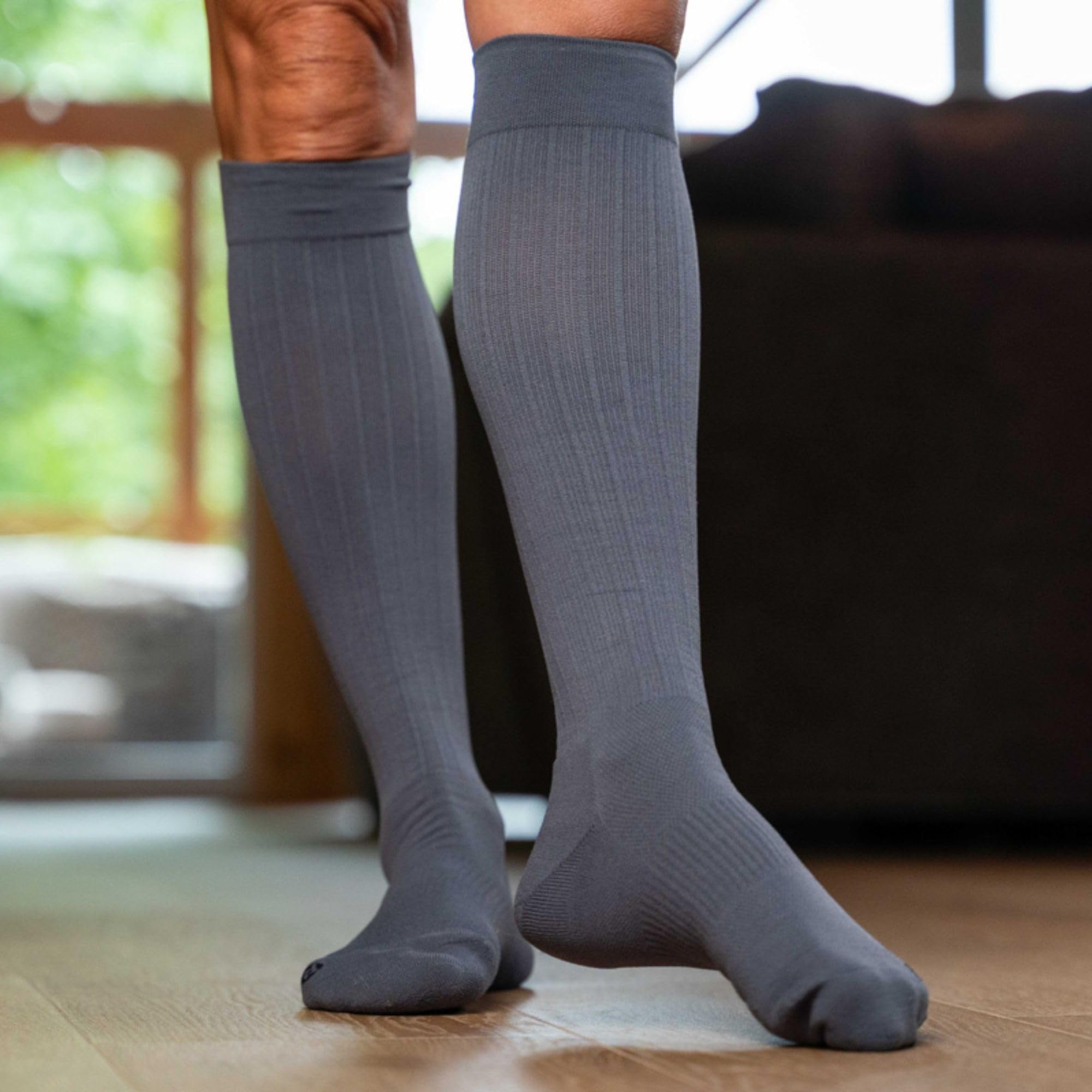 Calcetines de compresión de grado médico para hombres y mujeres, 15-20 mmHg OrthoSleeve