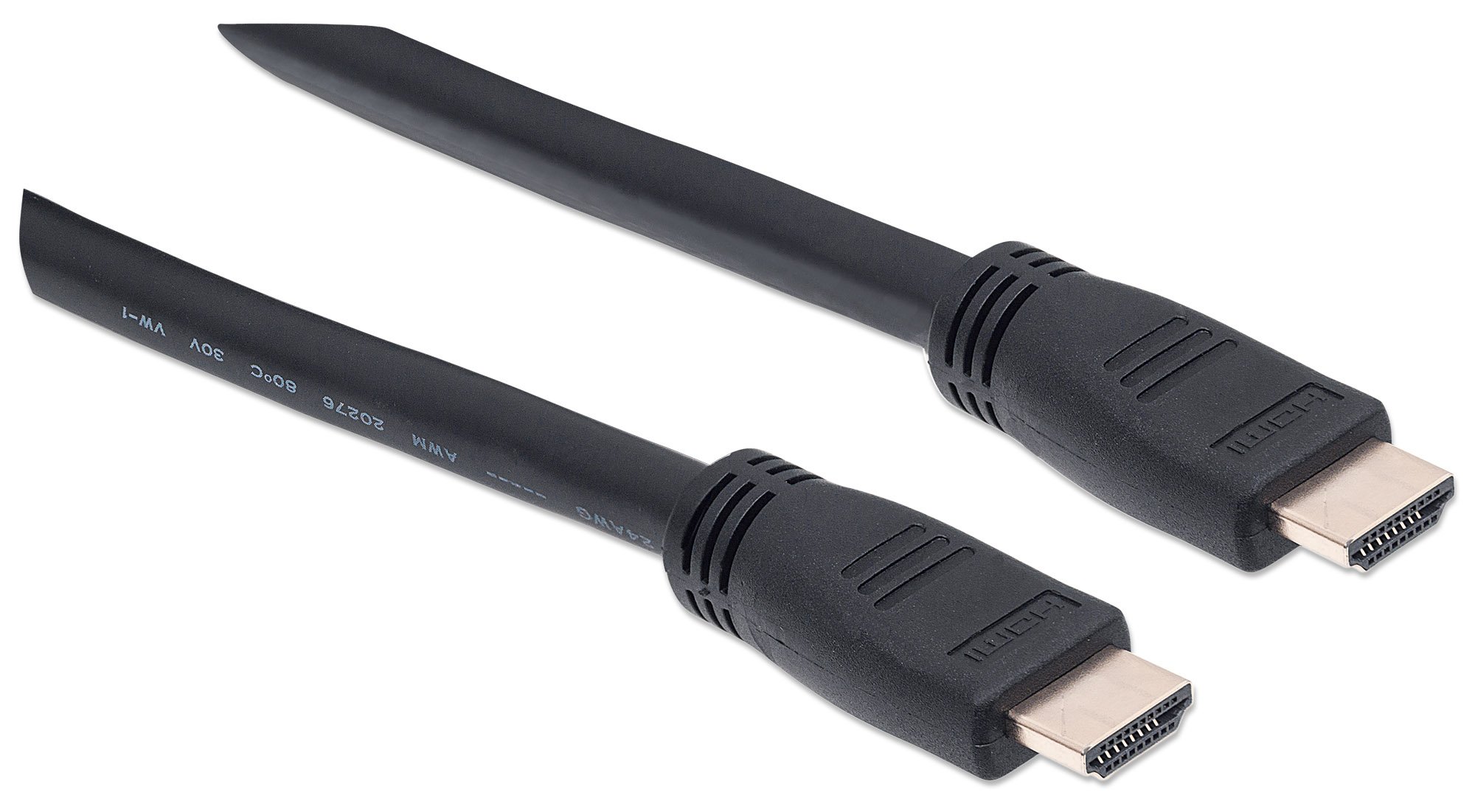 Manhattan 353977 10m HDMI HDMI Negro Cable HDMI - Cables HDMI (10 m, HDMI Type A (Standard), HDMI Type A (Standard), 3D, 18 Gbit/s, Negro)