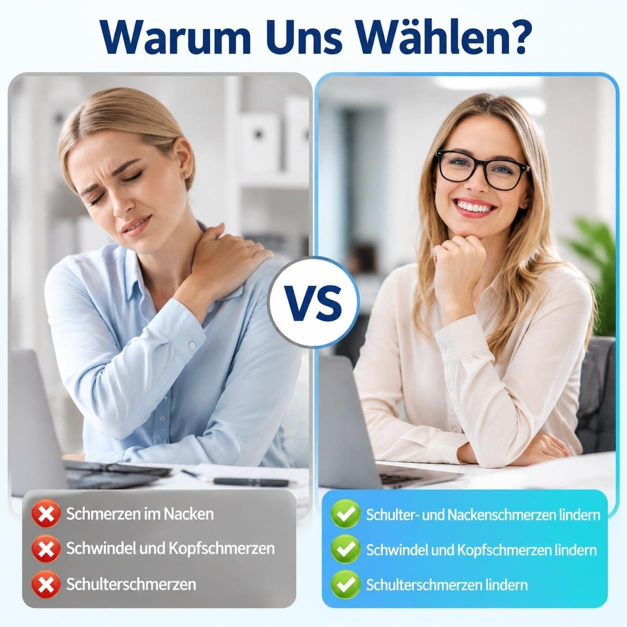 Revitool Nackenmassagekissen, 39°Winkel PhysioRest 3in 1 Massagekissen