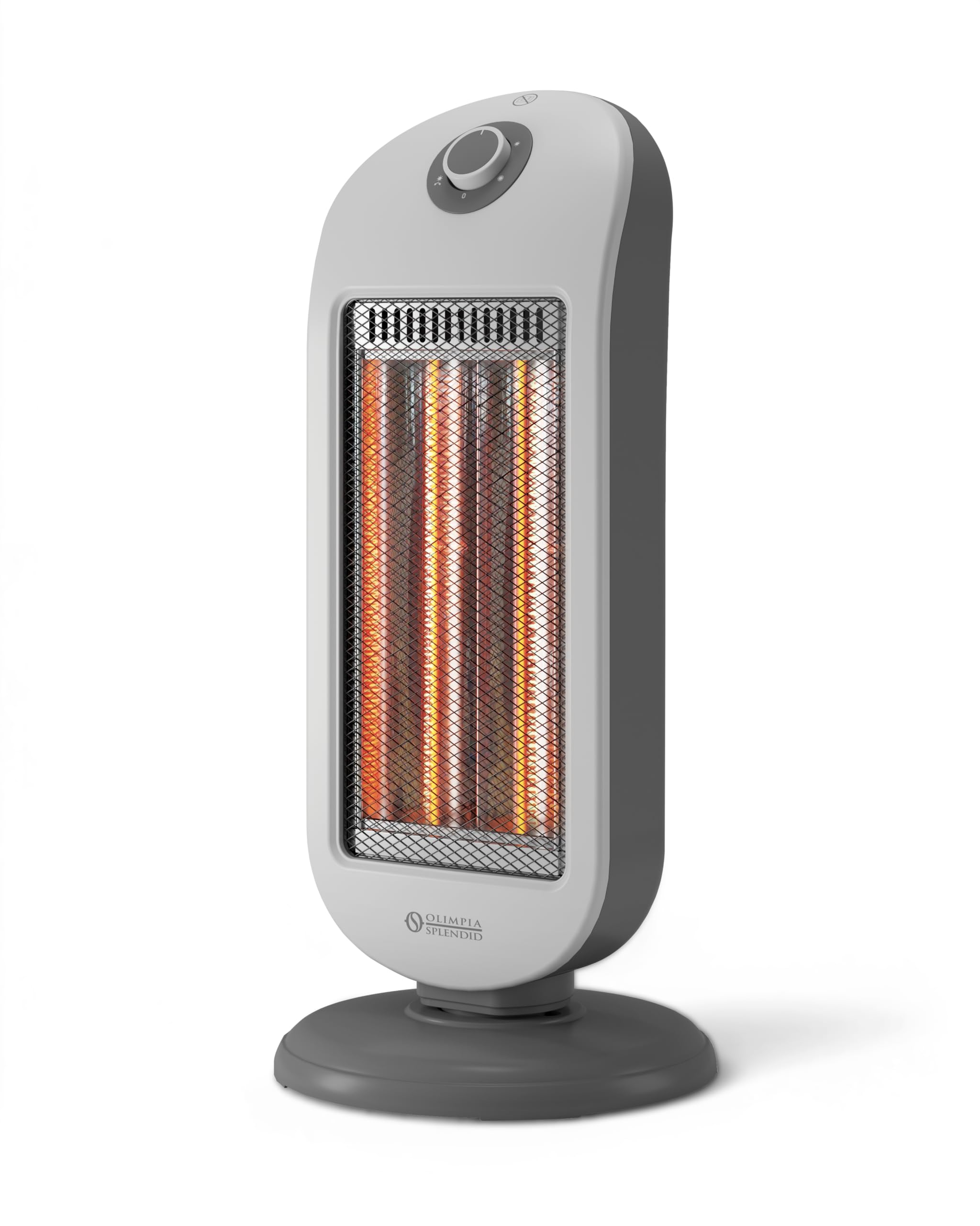 Olimpia Splendid Carbon Twist, Radiateur infrarouge à fibre de carbone jusqu’à 1200W, technologie écologique, base oscillante, poignée pratique et sécurité anti-basculement