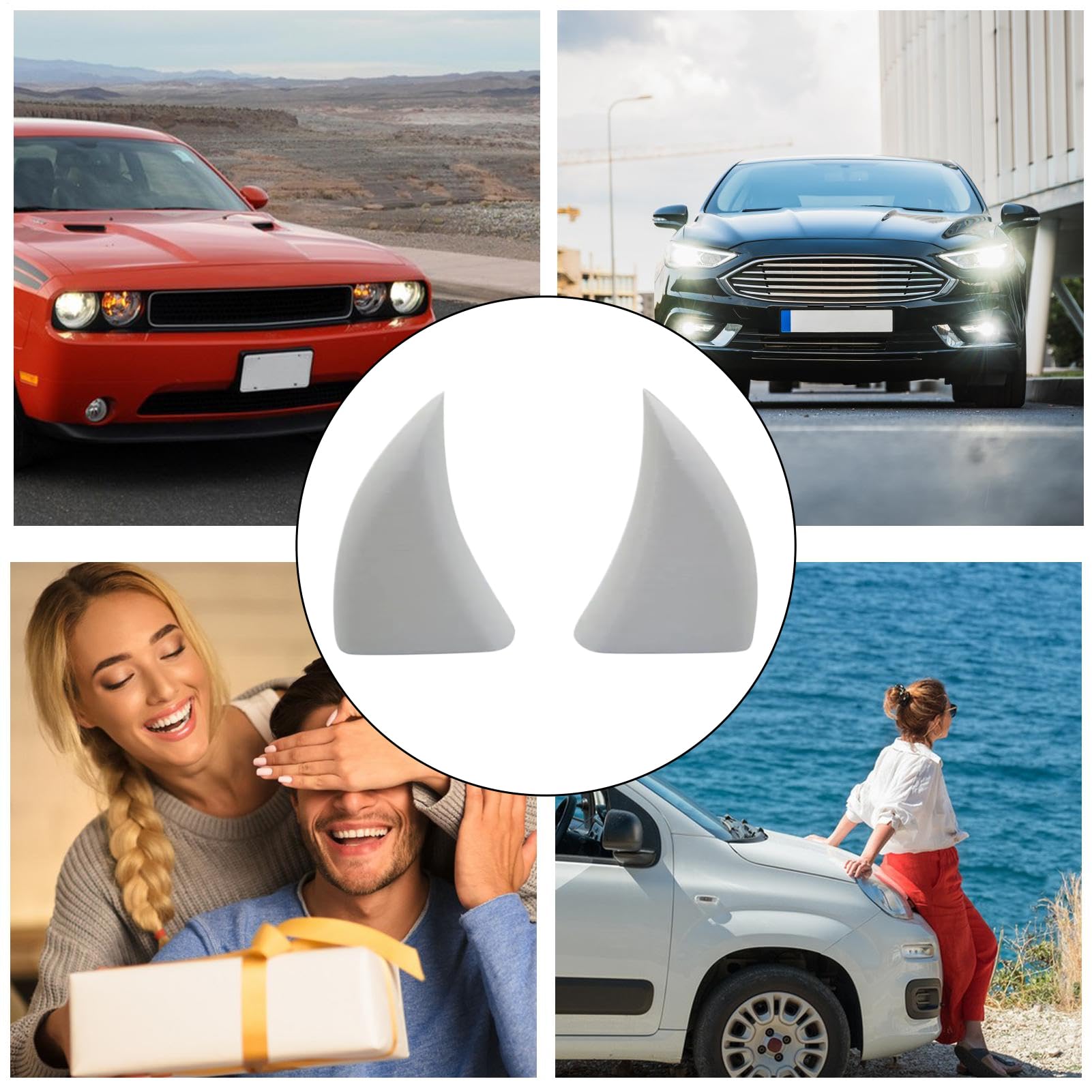 Accessoire Automobile Halloween,Décorations Amusantes Pour Pare-Chocs | Défenses Extérieures Résistantes Intempéries Gothiques Accrocheuses Pour Voiture, Berline, Camion, Camping-car, Toit, Garage, Fê