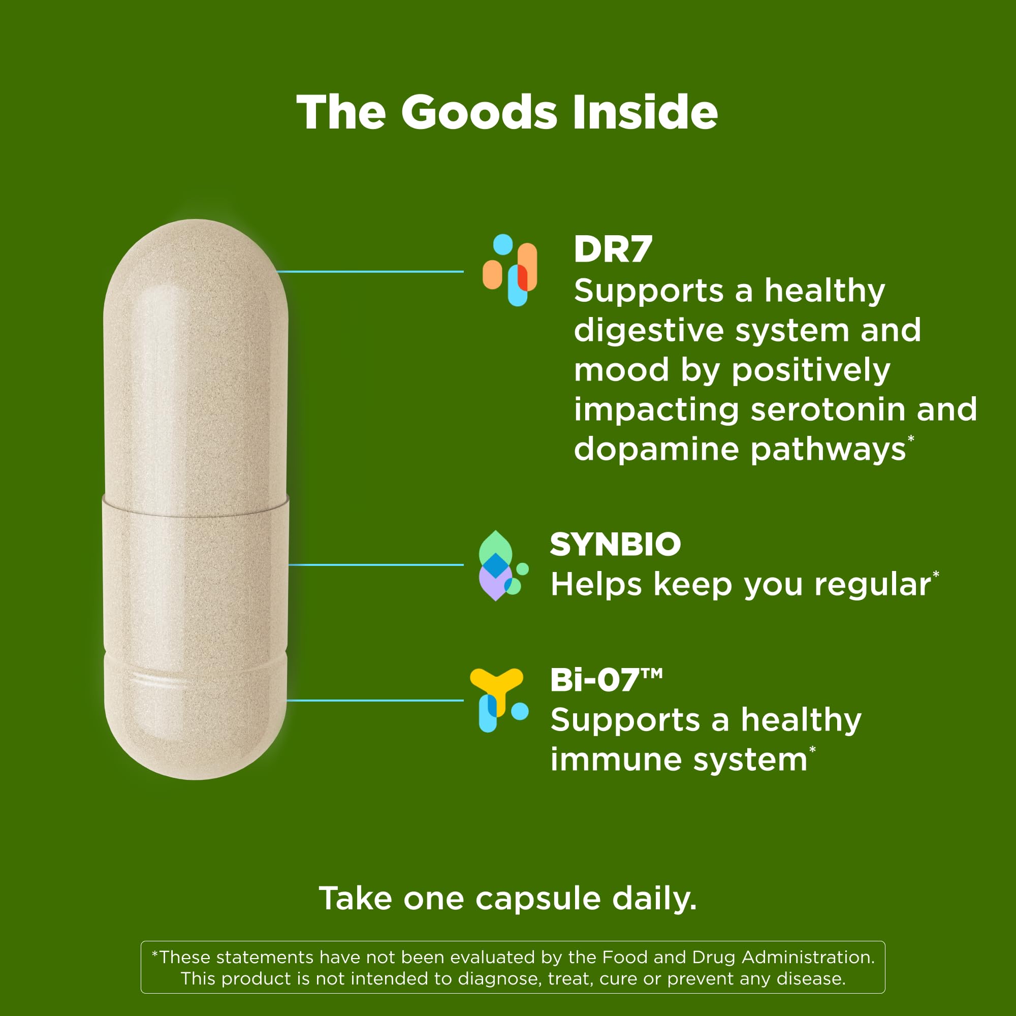 OLLY Big 10 Probiotic, Healthy Gut Microbiome, 10 Billion CFUs - 30 Count — Amazon image 2