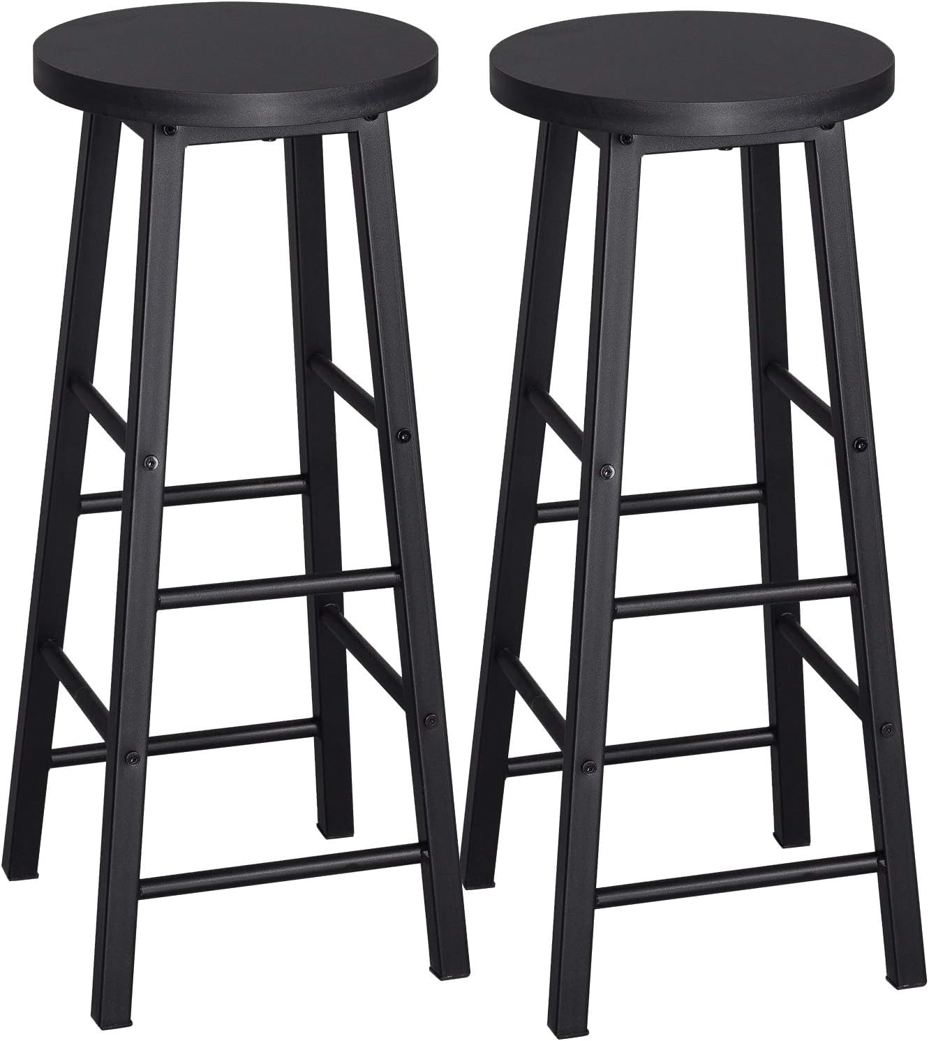 WOLTU Breakfast Kitchen Counter Bar Stools Set of 2 PCS MDF Seat Seat