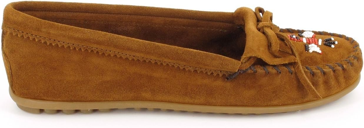 Women's Minnetonka Thunderbird II Mocassins - Brown (#602)