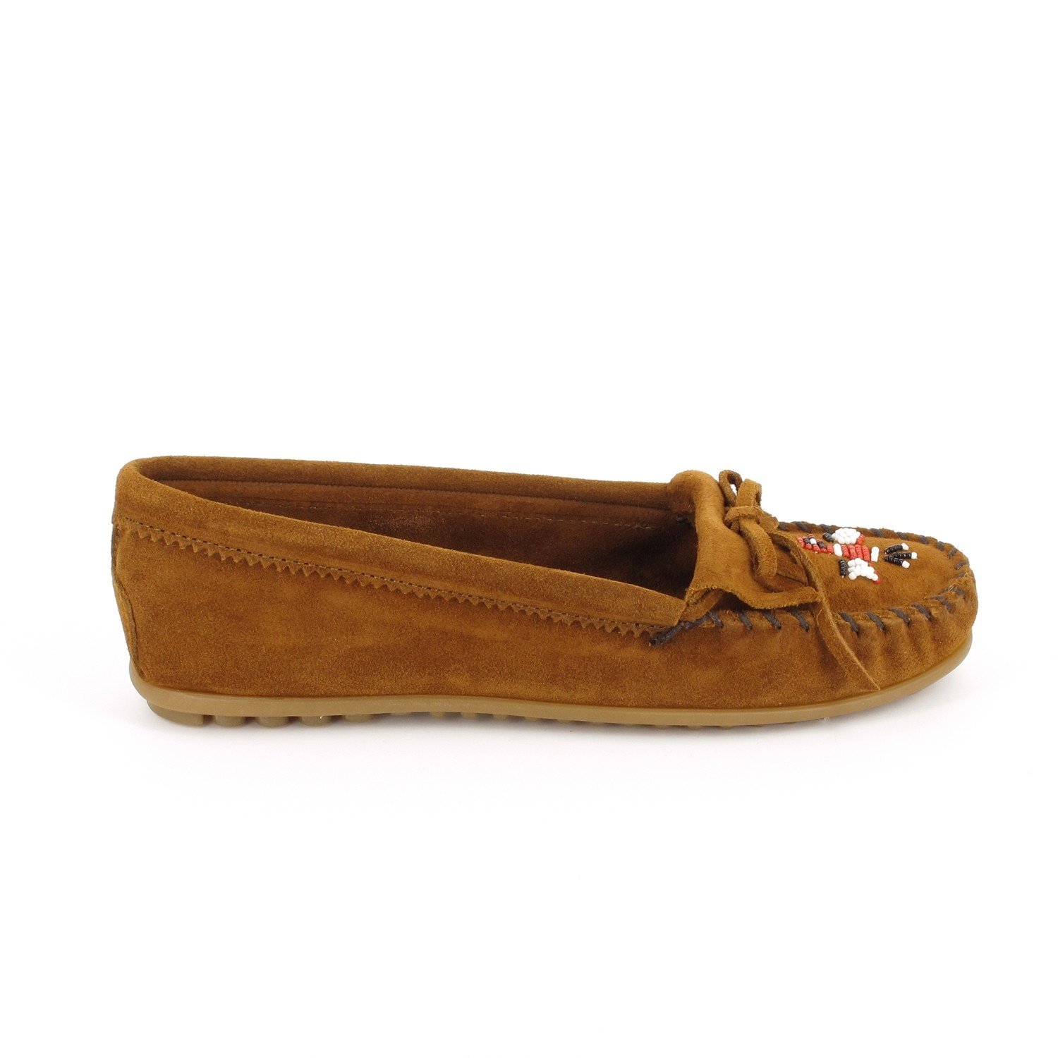 Women's Minnetonka Thunderbird II Mocassins - Brown (#602)