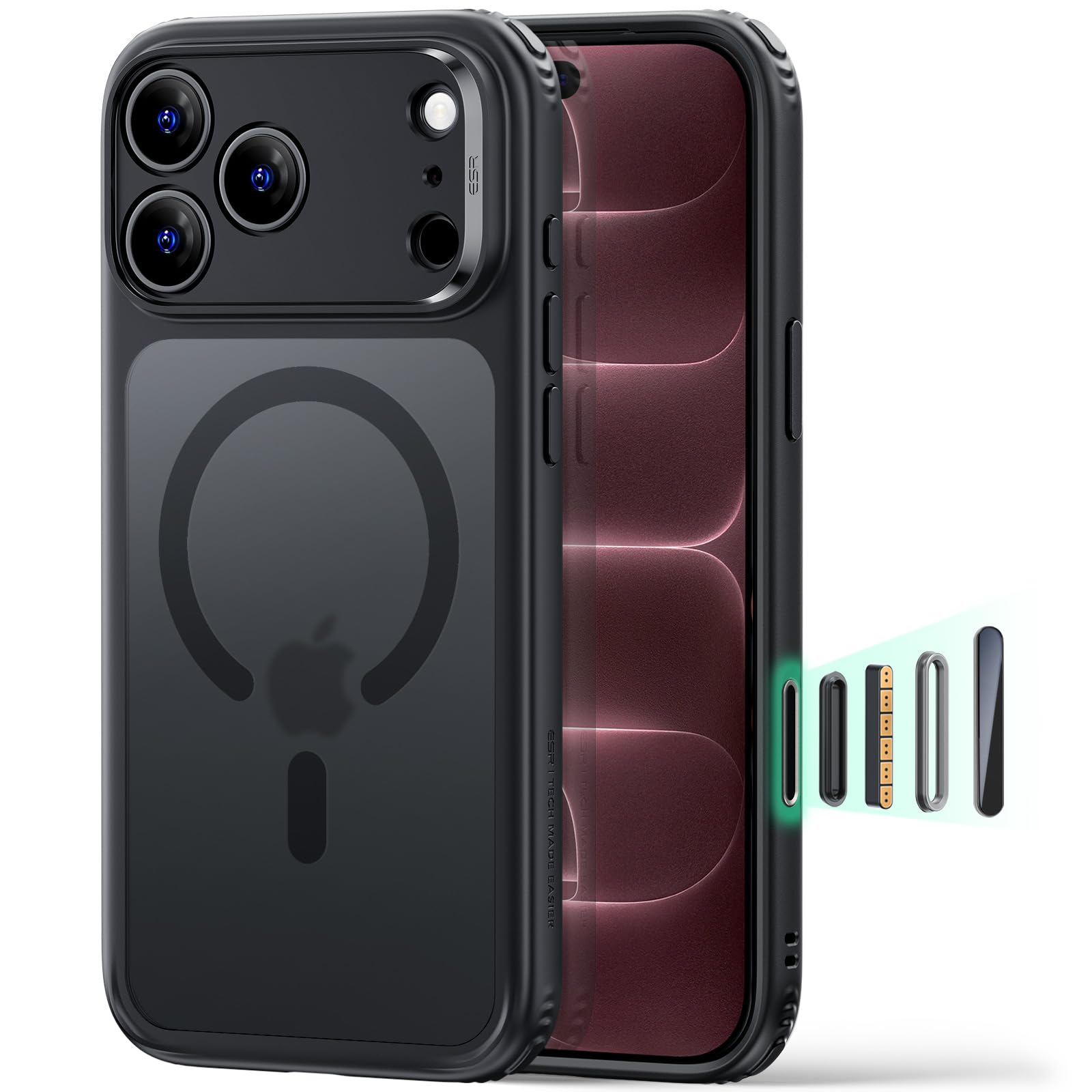 Amazon.co.jp: ESR iPhone 18 Pro Max ケース 17ProMax兼用ケース 2
