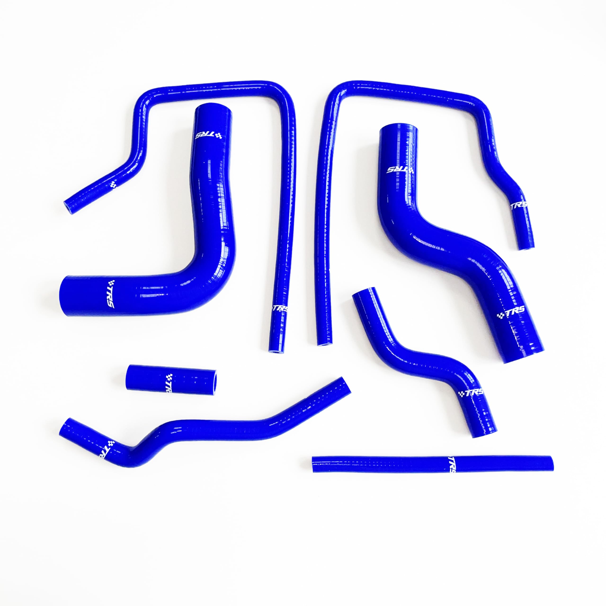 TRS Silikon-Kühlerschläuche kompatibel mit Subaru Impreza WRX STI GC8 GF8 EJ20 96-00 (blau)