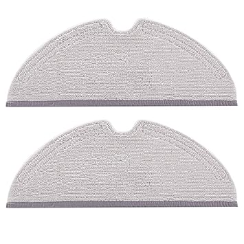 Roborock Microfiber Mop Cloth - 2 for Roborock S6, S6 Pure, S6 MaxV, S5 Max, S5, E4, E35 and E2 Robot Vacuum