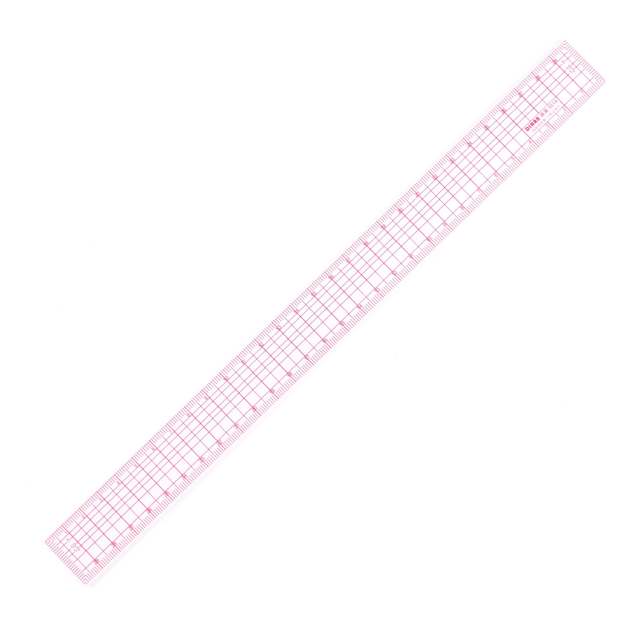 Dihan #3014 30Cm Garment Ruler Grading Ruler For Fashion Design Pattern Maker Tailor Patchwork