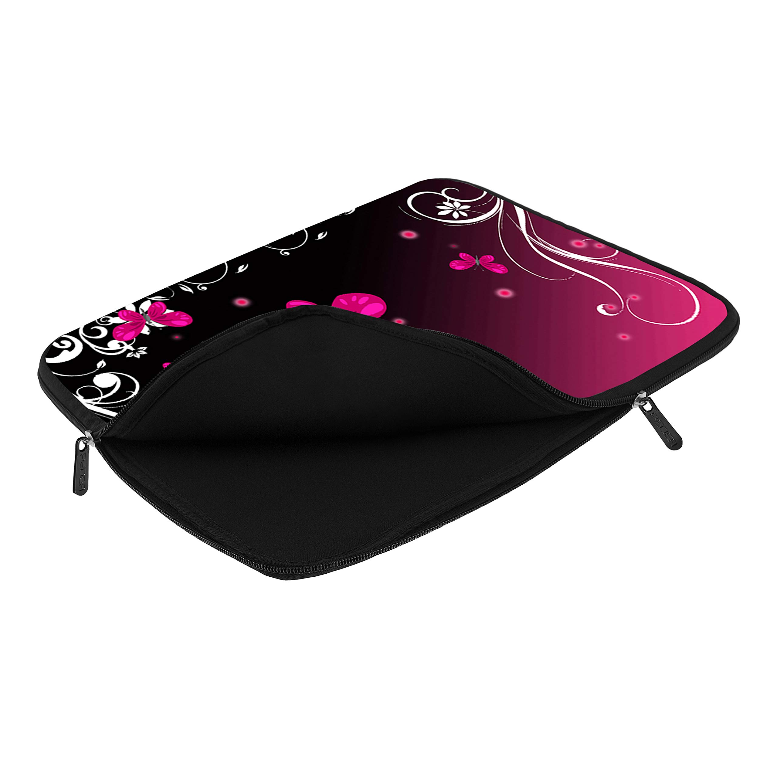 PEDEA Designerski pokrowiec ochronny na notebook do 17,3 cala (43,9 cm), motyl