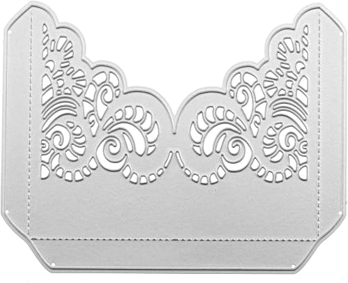 Miniatura 8 de Micro Traders Juego de 2 troqueles de grabación en relieve para invitaciones, manualidades hechas a mano para boda, felicitación, aniversario,