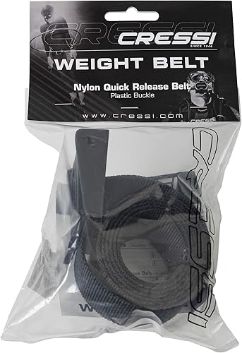 Miniatura 6 de Cressi Cinturón de peso para buceo libre, pesca con lanza - Marsellesa - Nylon - Hebilla de liberación rápida - Diseñado en Italia