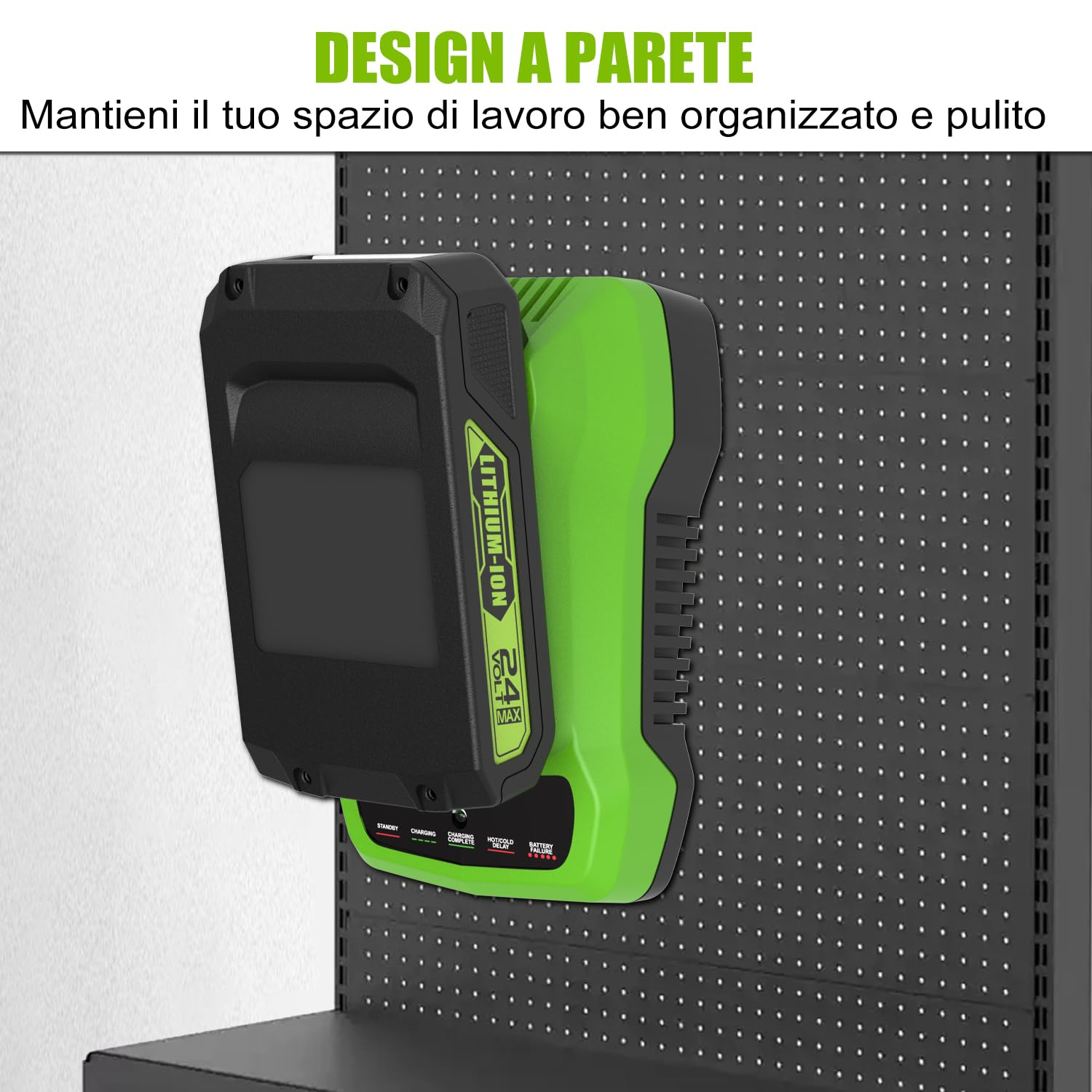 24V 2x 3500mAh Batterie + Caricabatterie per Greenworks 24V – Sostitutivo per batterie G24B2 G24B4 29842 29852 29322 e caricabatterie G24B2 G24B4 G24C G24X2UC2 G24X2C