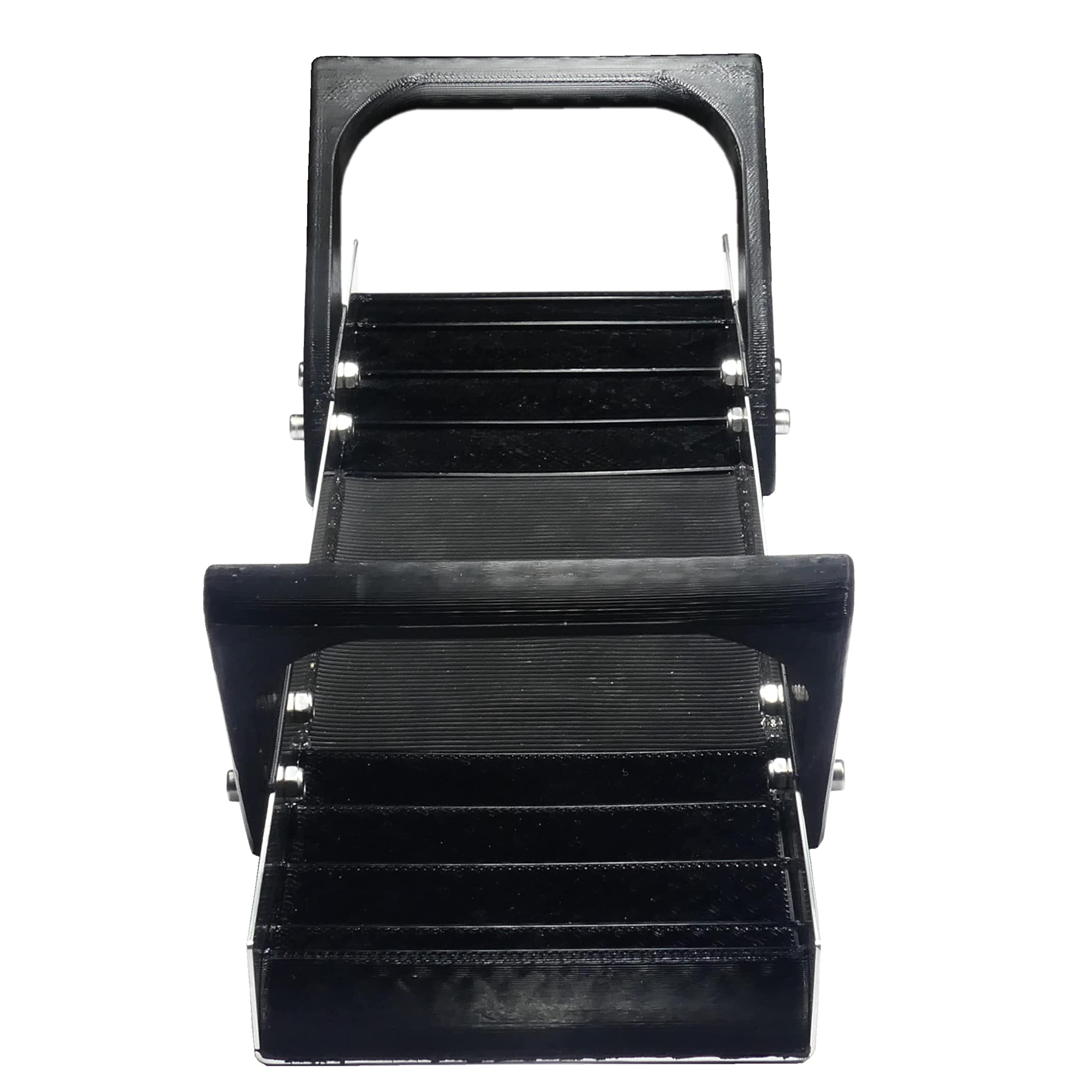 Hybrid Goldwaschsystem V-Pan, Goldwaschrinne, Sluice Box, Goldwaschpfanne, Gold Pan, Gold-Konzentrator für alle Gewässer, 50 x 15 cm, abnehmbare Griffe
