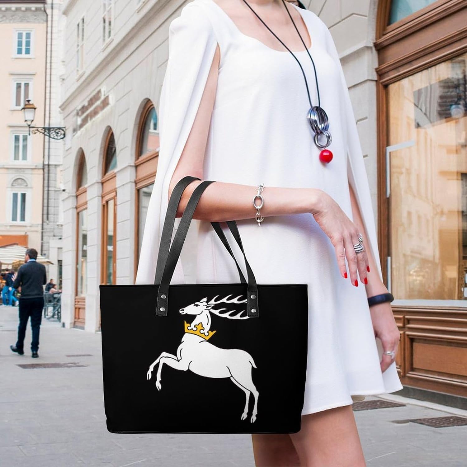 Lublin Voivodeship State Flag Women's Satchel Handbags Tote Shoulder Bag Purses for Travel Shopping Work