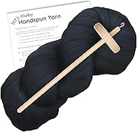 Vista 19 de Aprende a girar - Kit de Spinning para principiantes con husillo de caída y lápiz merino Roving. Elige tu color y haz hilo! Color: Everest