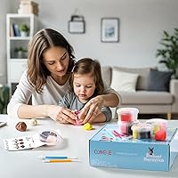 Vista 8 de CLYMENE Air Dry Clay Kit for Kids, 12 Animals Modeling Clay with Tools & Tutorials, Arts and Crafts Creative Toys for Boys and Girls Ages 3+