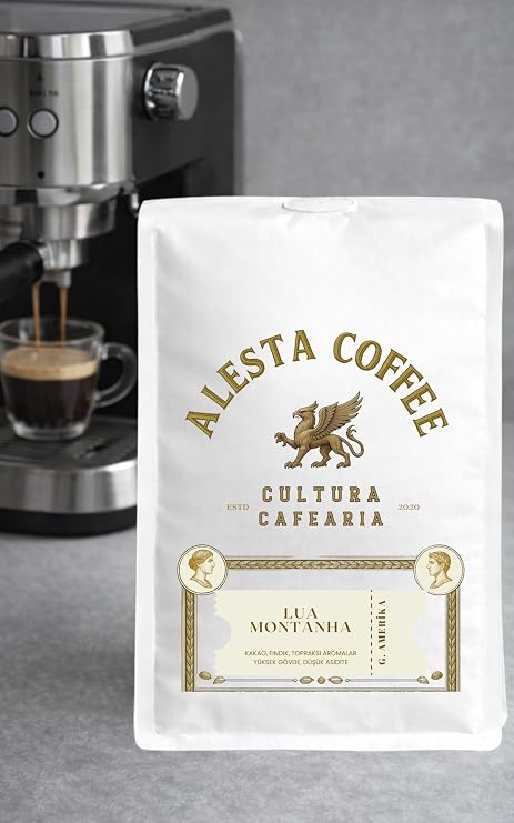 Alesta Coffee&Roastery Espresso Kavrulmuş Çekirdek Kahve 1000 Gr.