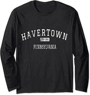 Havertown Pennsylvania PA Vintage Long Sleeve T-Shirt