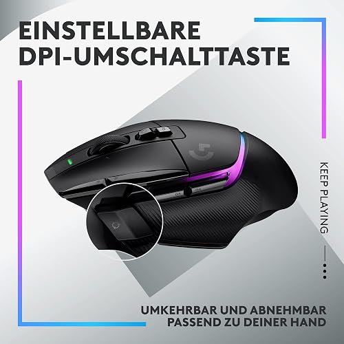 Logitech G G502 X PLUS Mouse Gaming Wireless LIGHTSPEED RGB - East European - 6