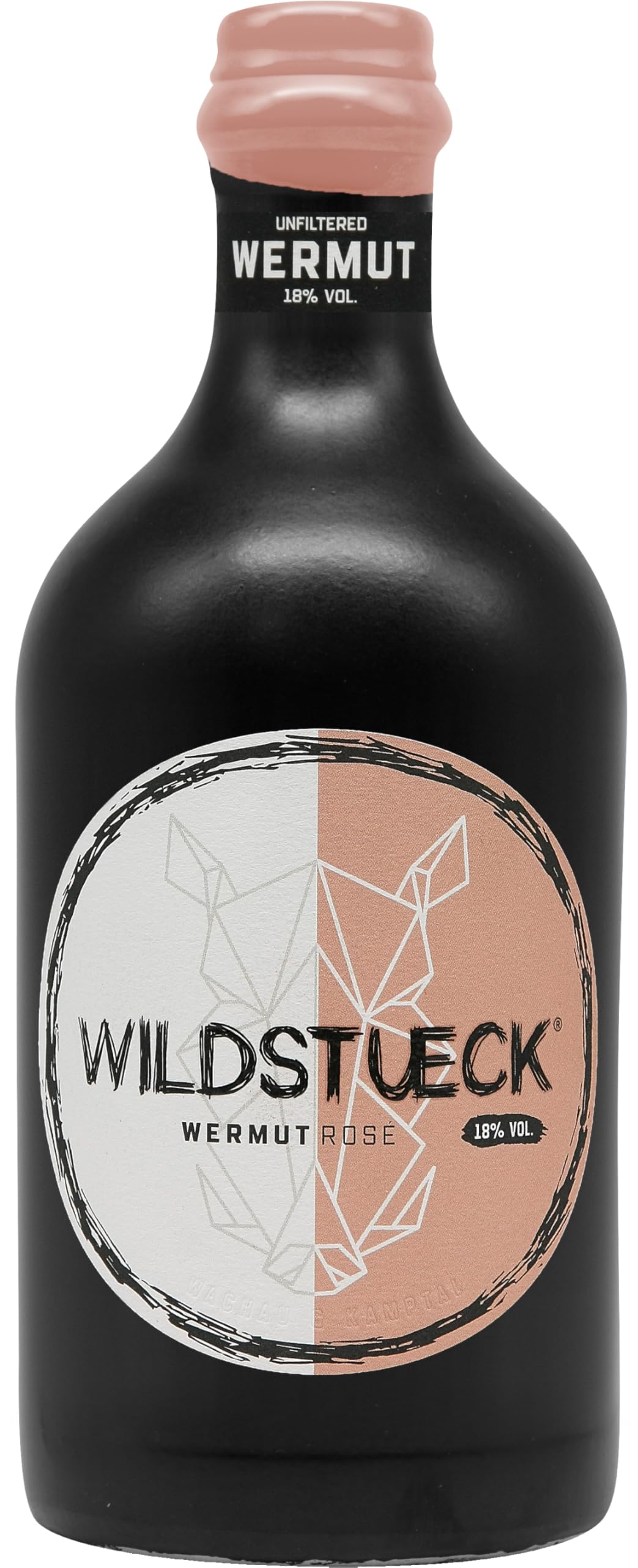 Wildstueck Wermut Rosé - aromatischer Roséwein mit Wacholder und Botanicals - pur, gespritzt und als Cocktail genießbar