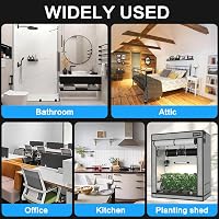 Aygrochy 200mm Intelligens Szellőztető Ventilátor Hőmérséklet és Páratartalom Szabályozással 7