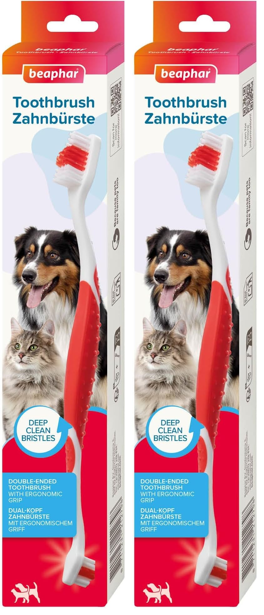 Beaphar Zahnbürste, 1 Stk. (Packung mit 2)