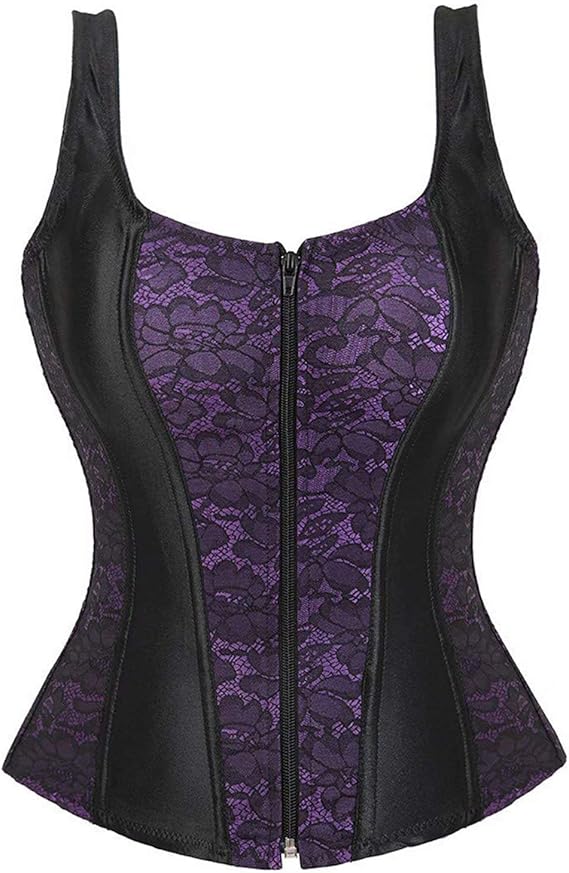 Corset Femme Bustier Fiori Sexy Lingerie Gothique Vintage Corsets