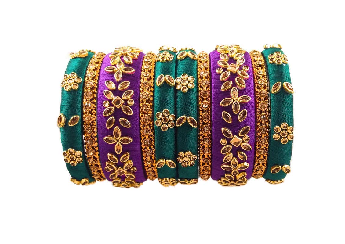 See full amazon price history chart for Yaalz Designer Stylish Fancy Bangle Set For Women Girls Kundan Worked Festival wear Bridal Silk Thread Bangles set for Womens Yaalz Designer Stylish Fancy Bangle Set For Women Girls Kundan Worked Festival wear Bridal Silk Thread Bangles set for Womens (B091Q5KC25) Amazon Price History, Amazon Price Tracker