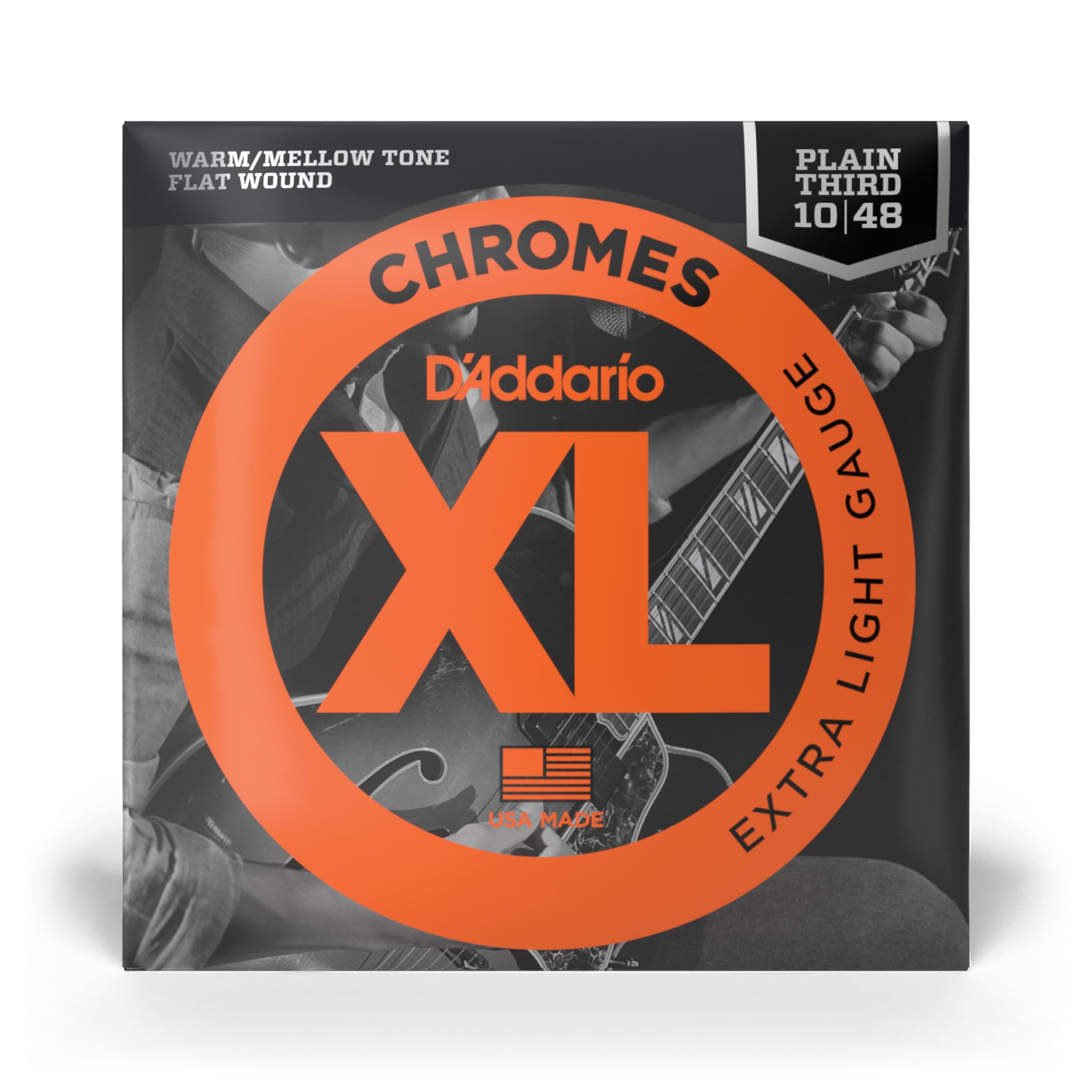XL Chromes Flatwound Strings ECG23-PL, 10-48 | XL Chromes flatwound electric strings deli…