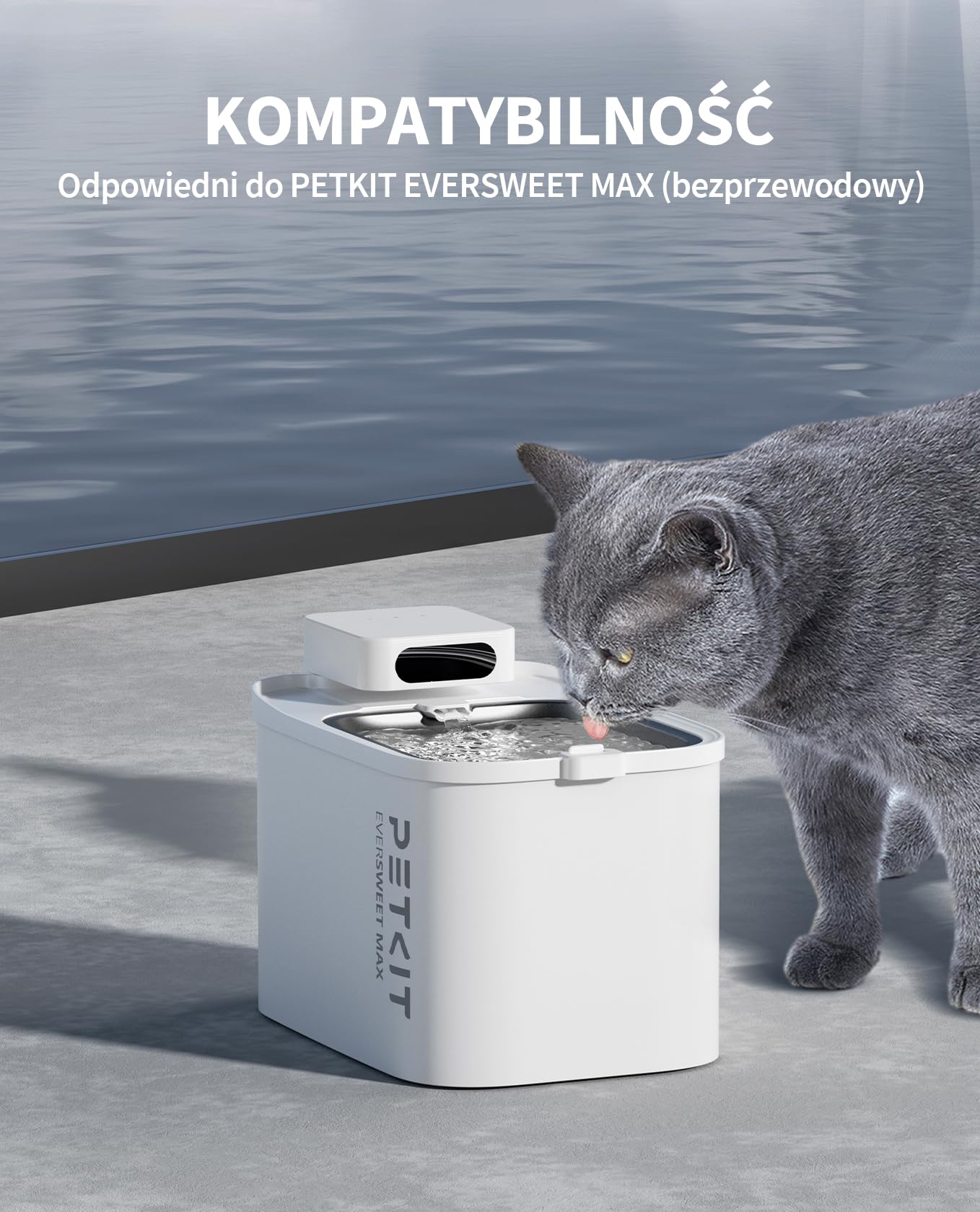 PETKIT Filtry do Fontanny, 5 Sztuk, do Bezprzewodowej Fontanny dla Kota i Psa EVERSWEET MAX, Aktywny Węgiel, Wysokowydajna Filtracja