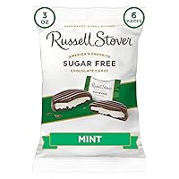 Vista 1 de Russell Stover Caramelos de chocolate sin azúcar, bolsas de 3 onzas