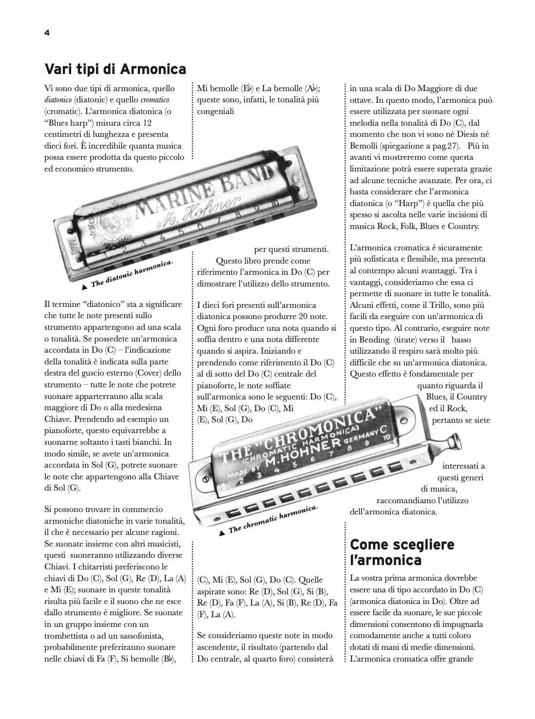 Metodo di armonica autodidatta con file audio per il download
