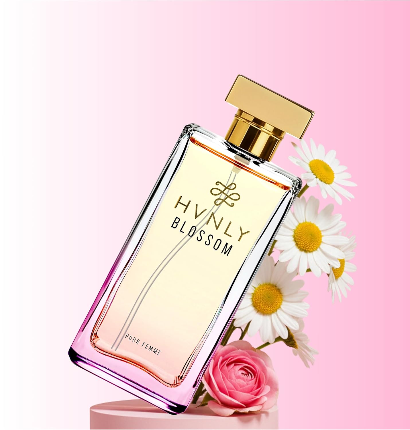 HVNLY Blossom EDP | Perfume For Women | An Ideal Gift | Long Lasting Premium Floral Fragrance | Bergamot, Pink Peppercorn, Patchouli | Best For Office Wear, Daily Wear | 3.4 fl.oz