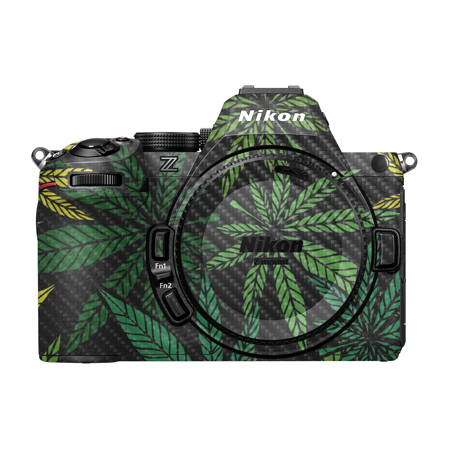 Carbon Fiber Camera Skin Compatible with Nikon Z5 II (2025) - Cannabis Culture - Premium 3M Vinyl Protective Wrap Decal Cover - Easy to Apply | Crafted in the USA by MightySkins