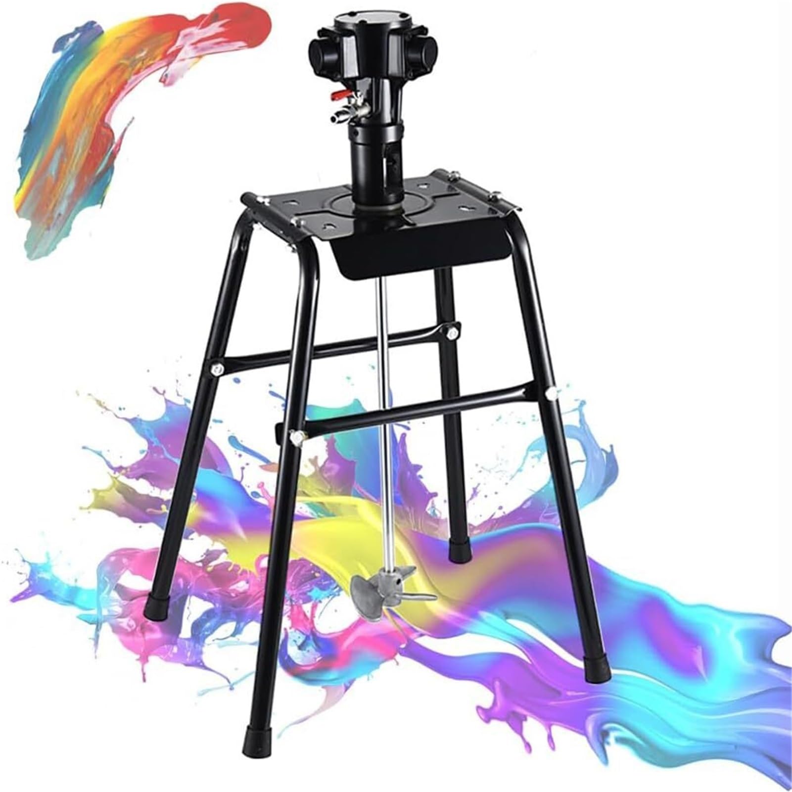 Agitateur de mélangeur d'agitateur d'air électrique, mélangeur de Peinture pneumatique, mélangeur de Peinture pneumatique de 5 gallons/20 L, agitateur d'air Vertical de Bureau