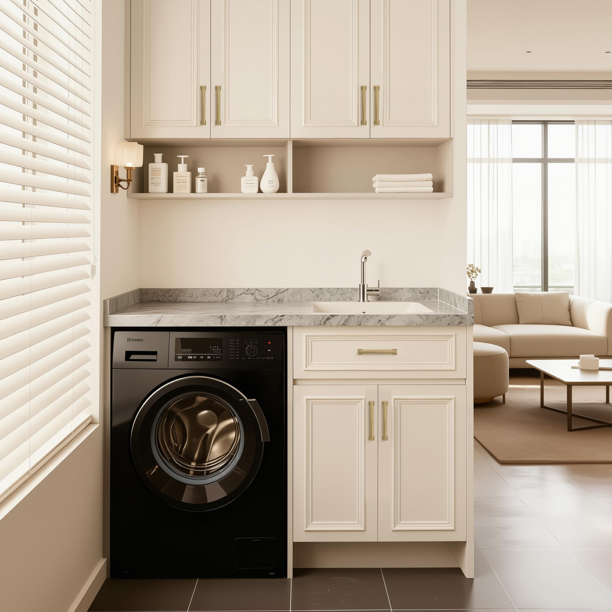 Paquete de 10 tiradores modernos para alacenas de cocina con orificio central de 6.3 pulgadas (160 mm), tiradores modernos para gabinetes de cocina, tiradores de cajones atemporales para armarios de