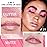 Kaely 2-in-1 Nude Pink Metallic Lipstick and Lip Liner, Shimmer Liquid Metallic Lipsticks for Women, Glitter Lip Gloss Stain Long Lasting Waterproof Smudge Proof 24 Hour, Vegan Makeup, 19