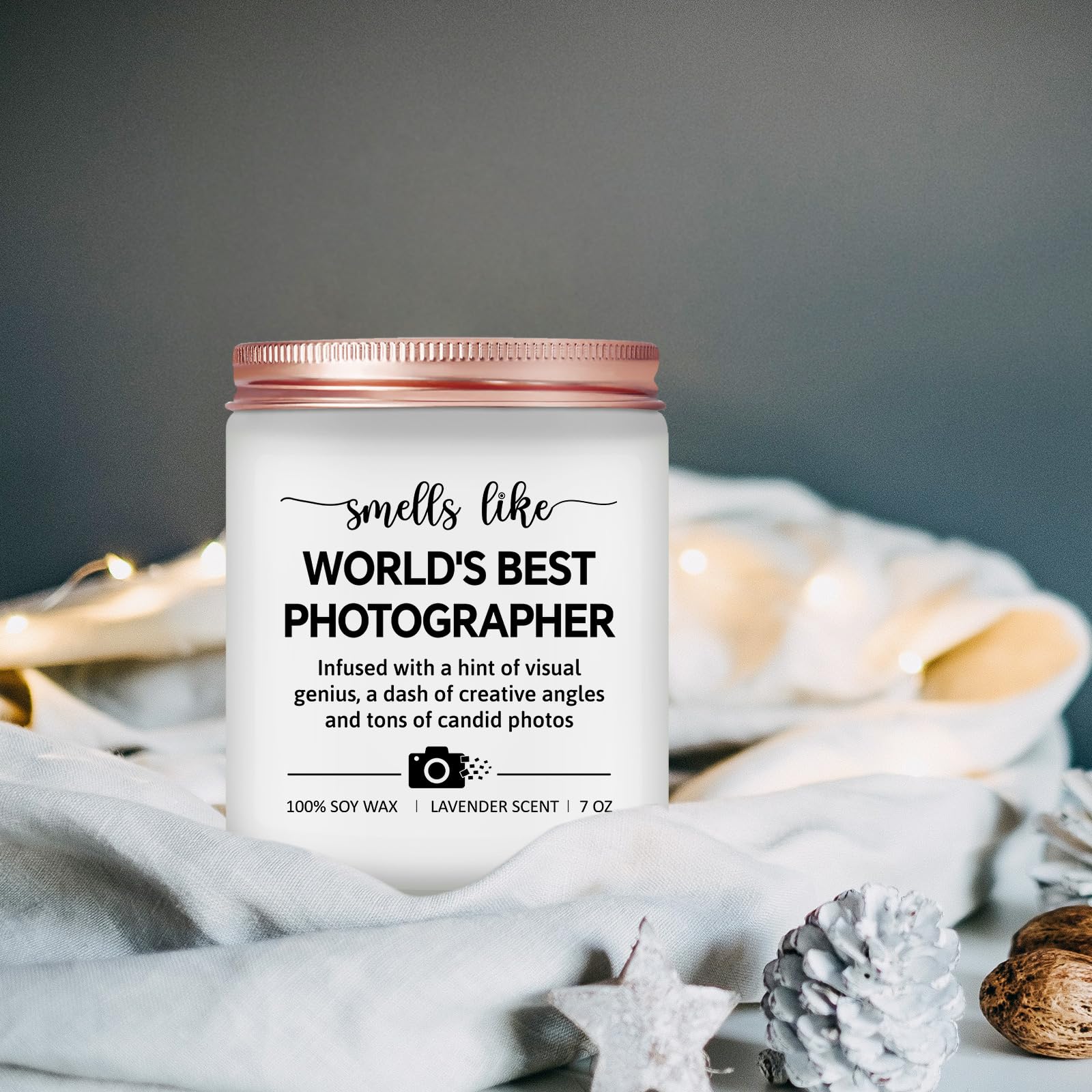 Fotografen Geschenke - Fotografie Geschenke für Frauen Hochzeit Fotografen Kerze - Lavendel Duftkerzen