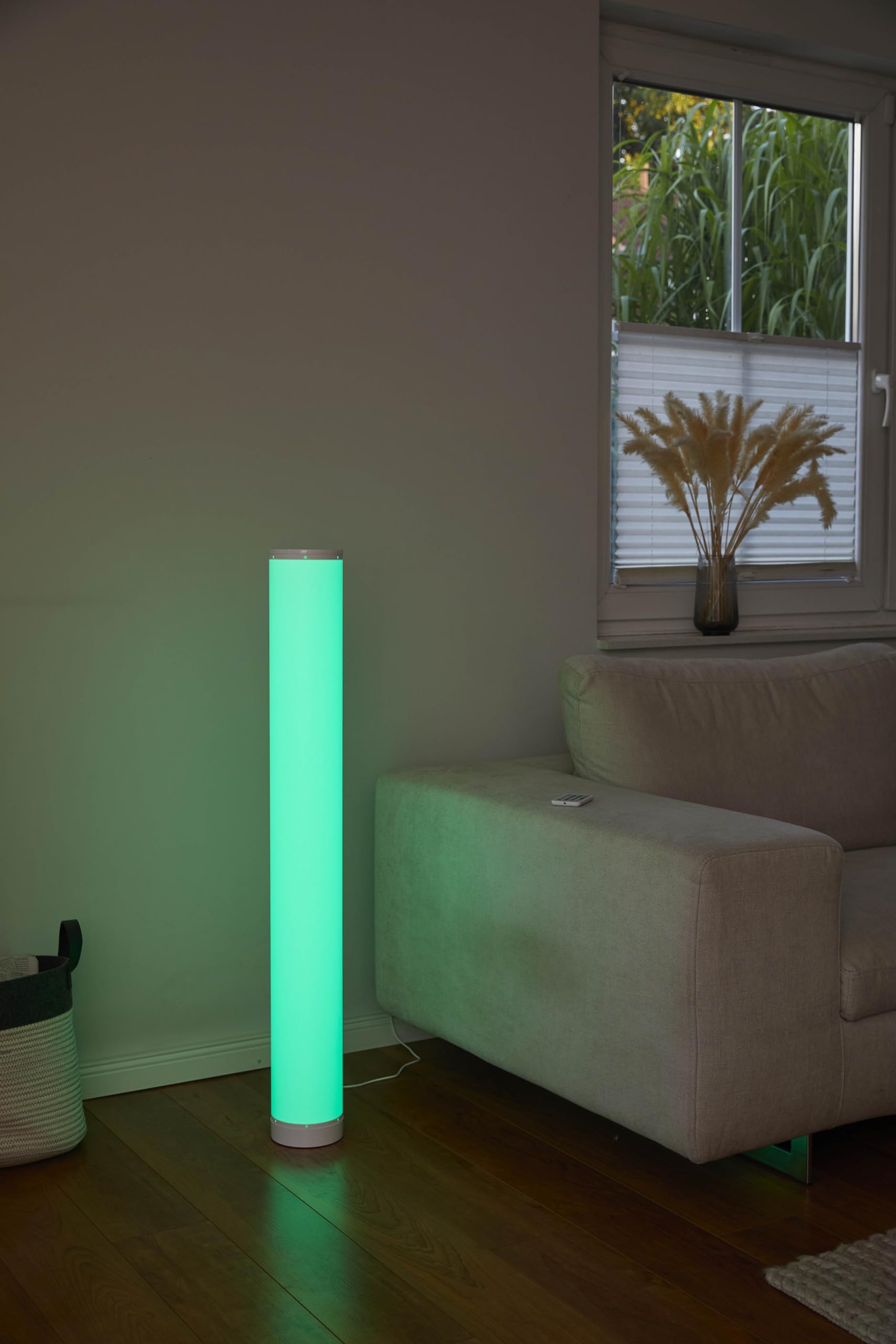 Northpoint Colonne lumineuse numérique LED DIY - Lampe sur pied - Hauteur : environ 103 cm - Intensité variable - Changement de couleur - Avec télécommande à monter