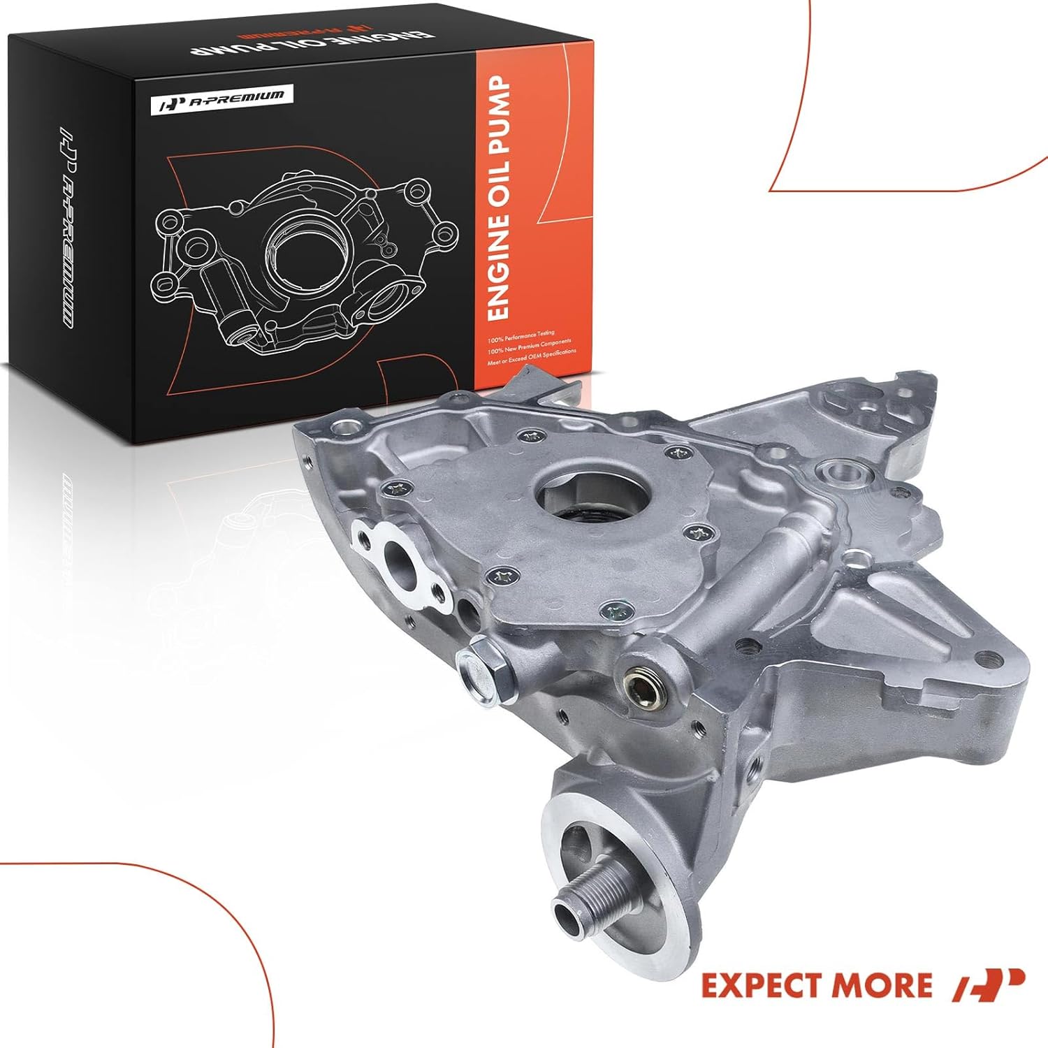 A-Premium Engine Oil Pump Compatible with Mitsubishi Mirage 1997 1998 1999 2000 2001 2002, Lancer 2002 2003 2004 2005 2006, 1.8L 2.0L, Petrol