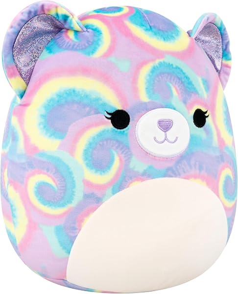 Squishmallows Original 12-Inch Jonessa the Psychadelic Tie-Dye Bear | Collectable Cute Plush Toy, Cuddly Toys for Children, Soft Toys, Cute Teddies Suitable for Girls and Boys Ages 3 - 3