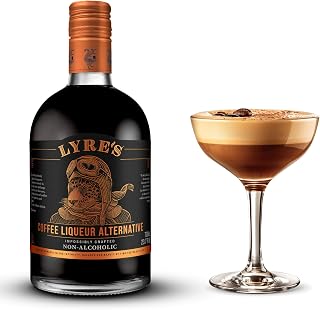 Lyre’s Coffee Liqueur Alternative, Non Alcoholic Espresso Martini Mix | 23.7 Fl Oz bottle; rich coffee-style zero-proof liqueur for Espresso Martinis, coffee mocktails and after-dinner drinks