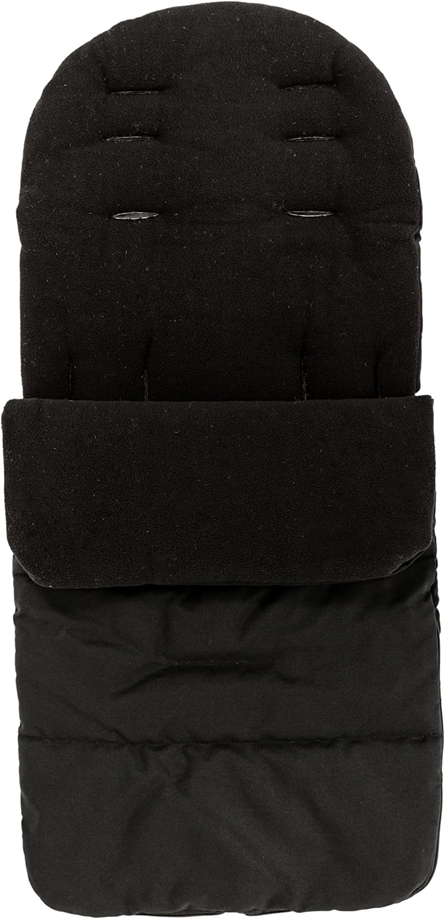 Little Bambino Footmuff/Cosy Toes Fleece Lined Cosytoes Universal Fitting for Pushchairs Strollers Prams Buggy Baby (Black)