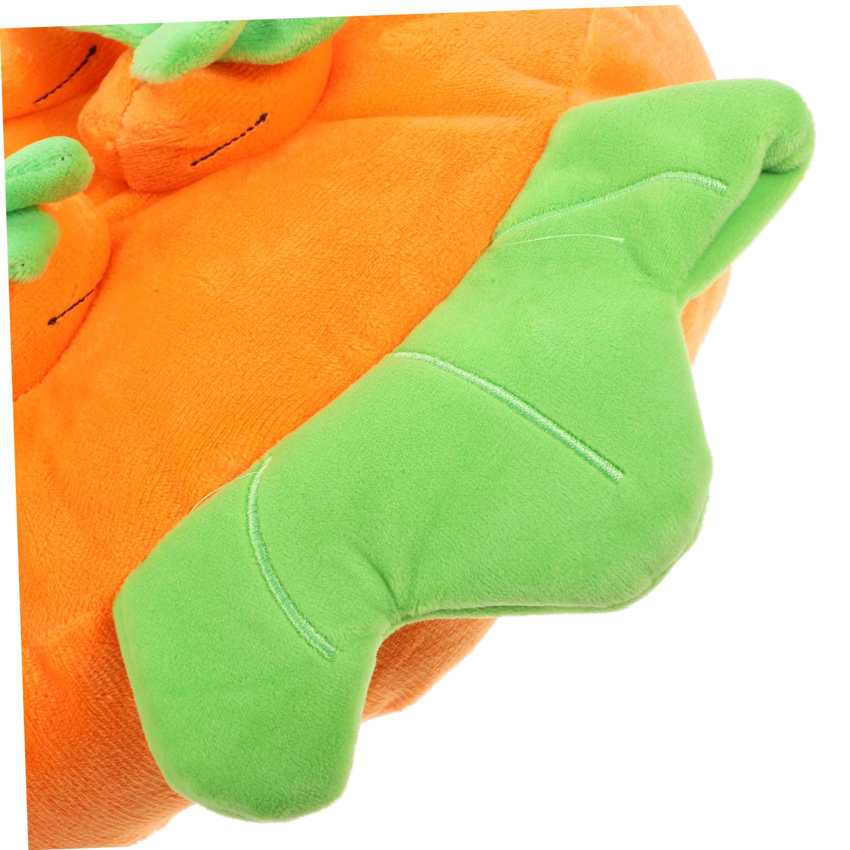 FOMIYES Giocattolo Interattivo Arancione a Forma di Carota Imbottitura in Cotone Pp Decorazione Gabbia Coniglio Gioco di Foraggiamento per Conigli e Porcellini D'india