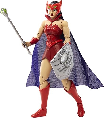 Miniatura 5 de Masters of The Universe Masterverse Catra - Figura de acción con accesorios regalo coleccionable Motu de 7 pulgadas multicolor