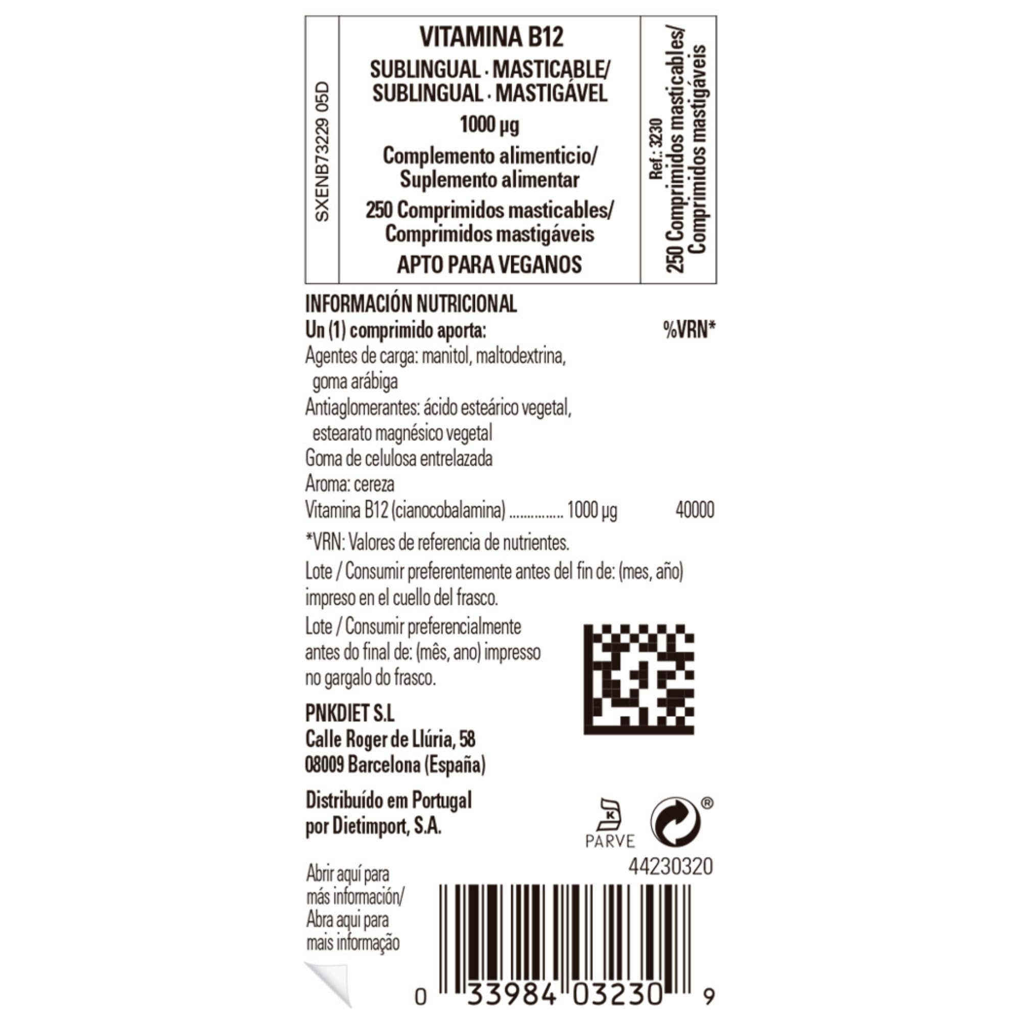 Solgar | Vitamina B12 1000 Mcg (Cianocobalamina) | Energía, Equilibrio Psicológico, Reduce el Cansancio |Comprimidos masticables sublinguales | Sabor Cereza Natural, 250 Unidad (Paquete de 1)