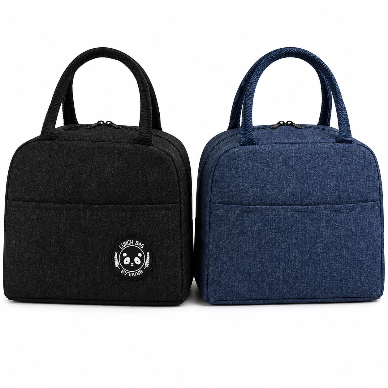 Milton Lunch Bag Set of 2 for Men & Women | Insulated Lunch Carrier for Office, School, College & Travel | Reusable Food Storage Bag with Durable Zip Closure & Comfortable Handle-image-12